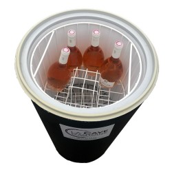 Réfrigérateur Rond 94 * 46 cm - 18 bouteilles -