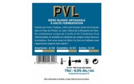 Bières PVL - BIERE BLONDE -6,5°