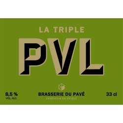 Bières PVL - BIERE TRIPLE 33CL -8°5