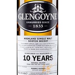 Whisky GLENGOYNE 10 ANS -40°