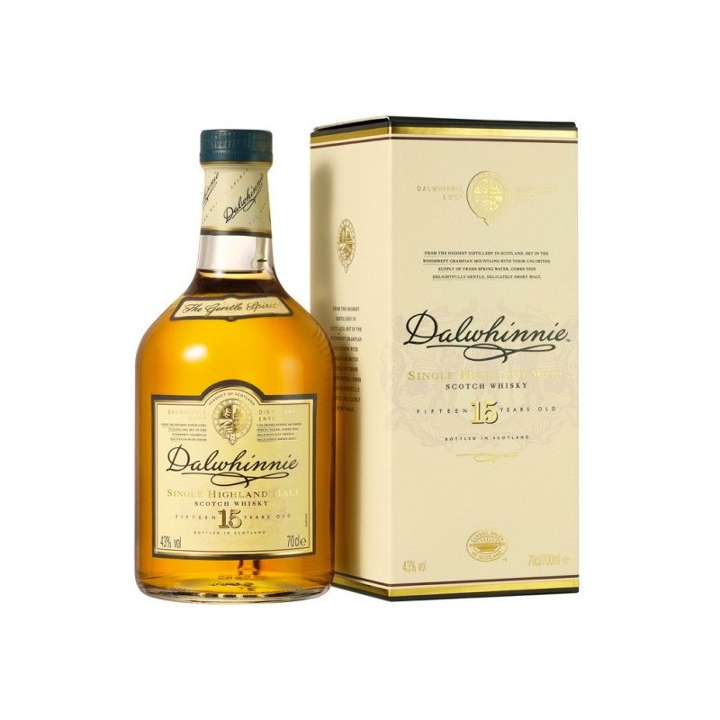 DALWHINNIE 15 ANS bouteille sous étui -43°