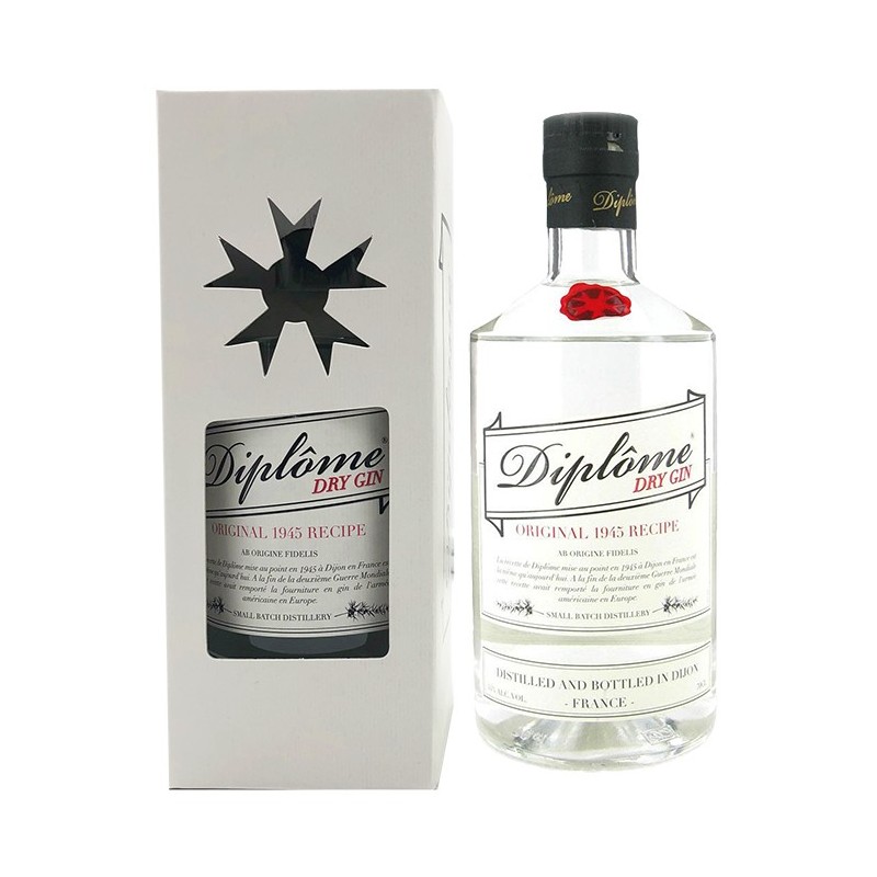 DIPLÔME DRY GIN - France -44°