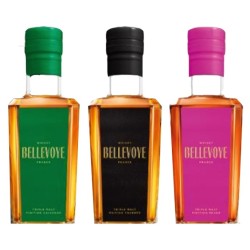 Whisky BELLEVOYE Coffret Vert + Noir + Prune  -41°