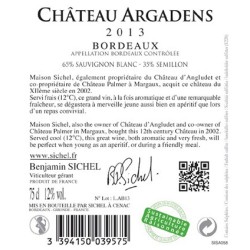 Château ARGADENS Blanc 2022-12°5