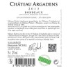 Château ARGADENS Blanc 2022-12°5