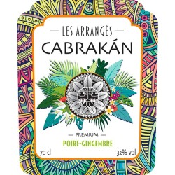 Rhum POIRE-GINGEMBRE ARRANGÉ CABRAKÀN -32°
