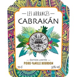 Rhum POIRE-VANILLE BOURBON ARRANGÉ CABRAKÀN -32°