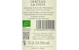 GRAND VIN - Rouge - La Coste - Bio 2017-14°5