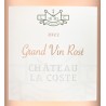 GRAND VIN ROSÉ - La Coste - Bio 2022-12°5