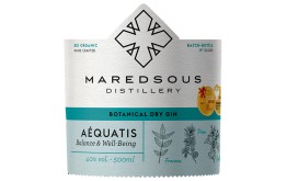 GIN AÉQUATIS BIO - ABBAYE DE MAREDSOUS  -40°