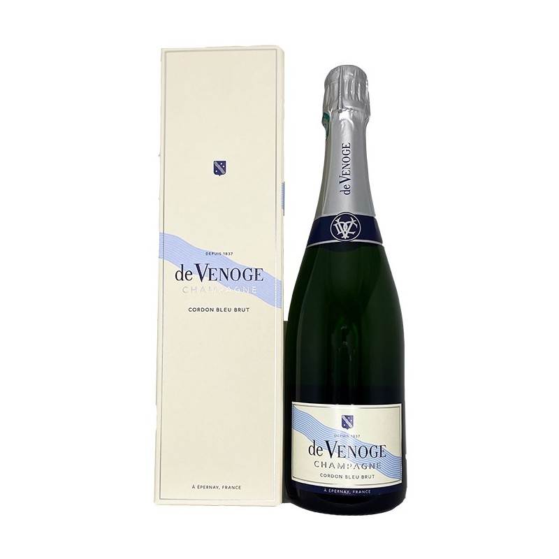 Champagne DE VENOGE Cordon Bleu Brut (étui Cx) -