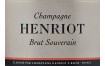 Champagne HENRIOT Brut Souverain. (Etui 1 Bt) -