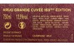 Champagne KRUG Grande Cuvée Coffret Edition 171 -12°