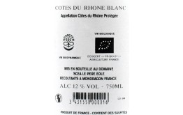 AUTOUR DE LA CHAPELLE - Côtes du Rhône Blanc  2021-12°