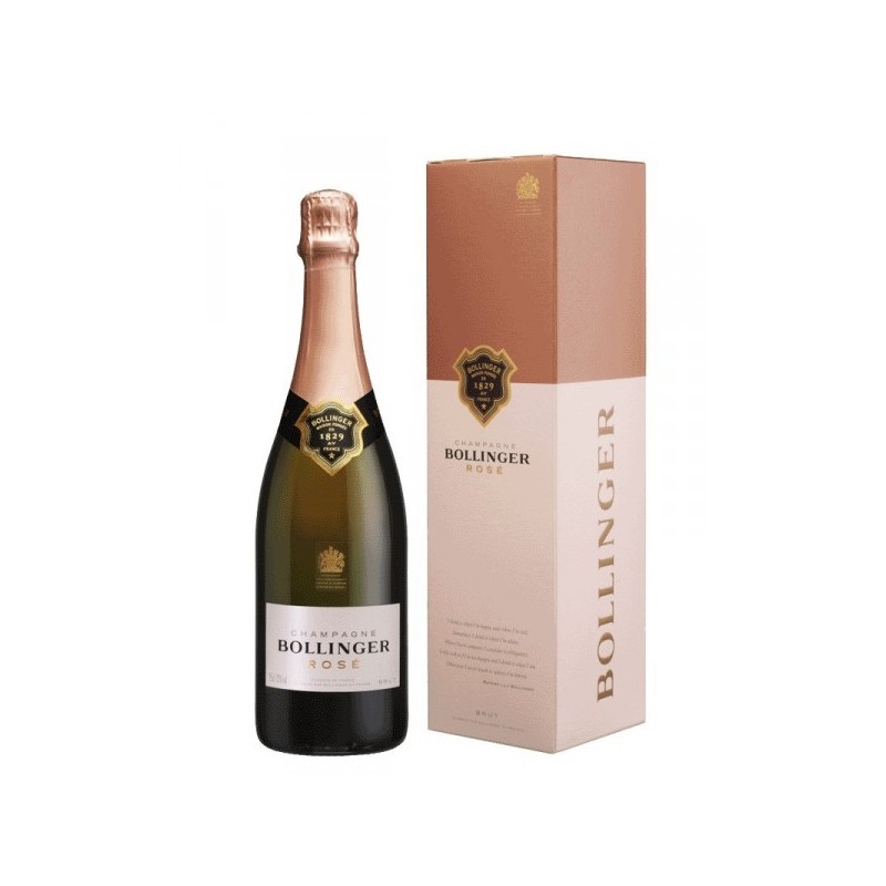 Champagne BOLLINGER Rosé sous étui -12,5°