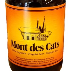 Bières MONT DES CATS - Trappiste - 33cl -7°6