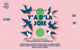 Bières Y'A D'LA JOIE - Brasserie Tandem -5°5