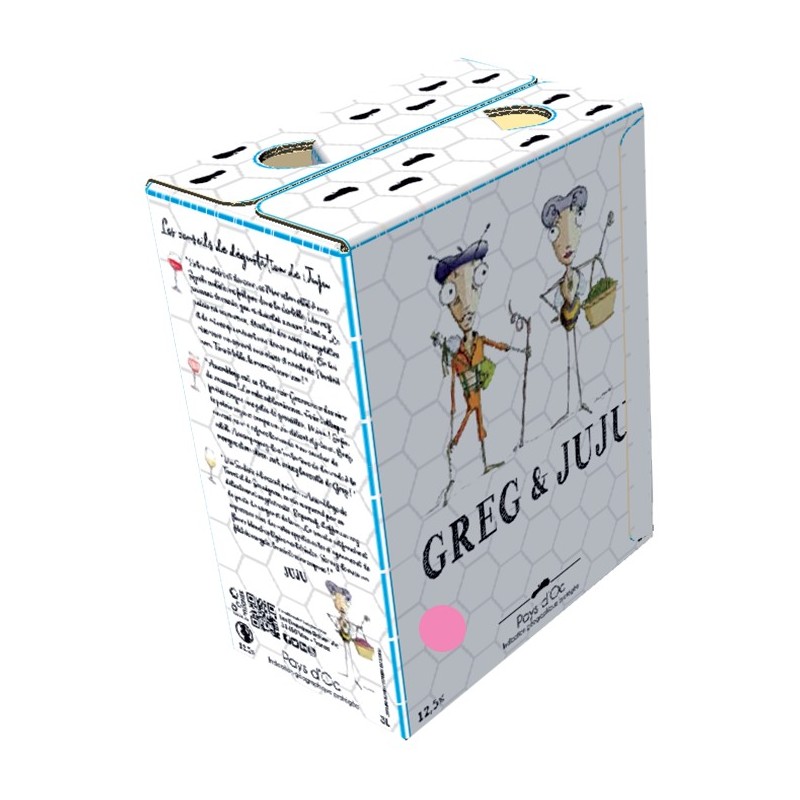 GREG & JUJU - Rosé - Domaine Preignes - 3 L 2023-12°7