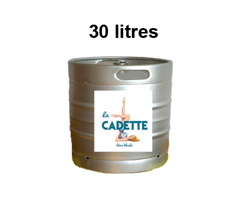 Bières CADETTE Fût 30 litres -5°