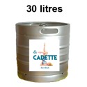 Bières CADETTE Fût 30 litres -5°