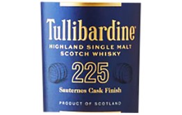 Whisky TULLIBARDINE 225 Finition Sauternes Cash Finish -43°