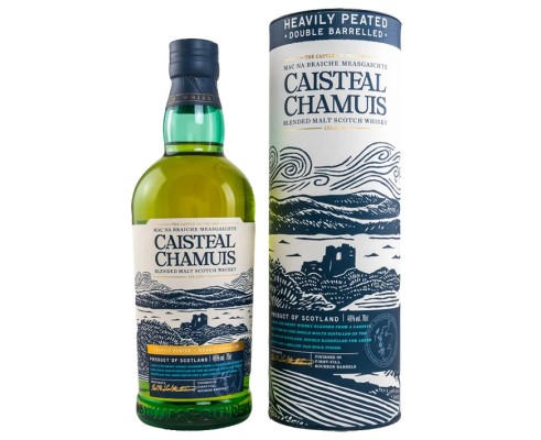 Whisky CAISTEAL CHAMUIS HEAVILY PEATED Blended Malt -46°