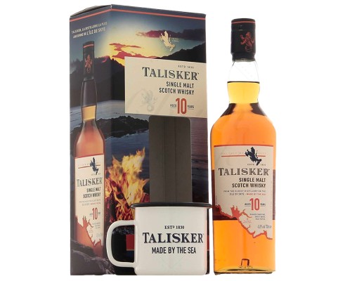 TALISKER 10 ANS DAY + MUG sous étui -45°8