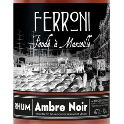 FERRONI AMBRE NOIR - Rhum Maison Ferroni -47°
