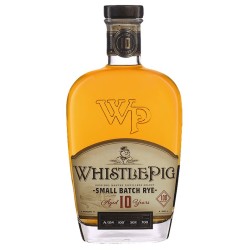 WHISTLE PIG 10 ANS SMALL BATCH RYE -50°