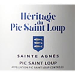 Cuvée Sainte Agnès rouge Bio - Héritage Pic Saint Loup 2022-