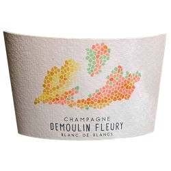 Champagne DEMOULIN FLEURY Blanc de Blancs Etui Cx 1 Bt -12°5