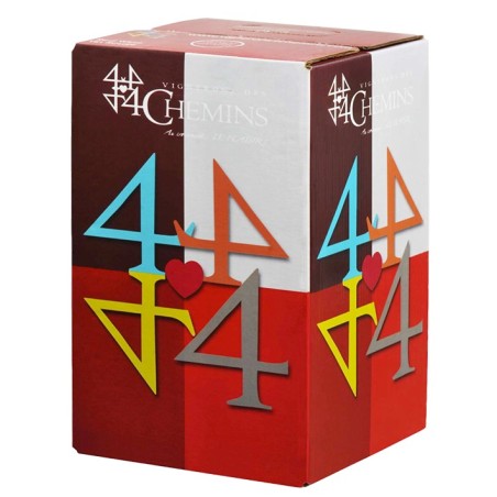 CÔTES DU RHÔNE Rouge - Vignerons 4 Chemins 2022-13°5