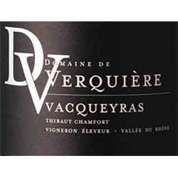 VACQUEYRAS Rouge - DOMAINE VERQUIERE - Bio 2023-