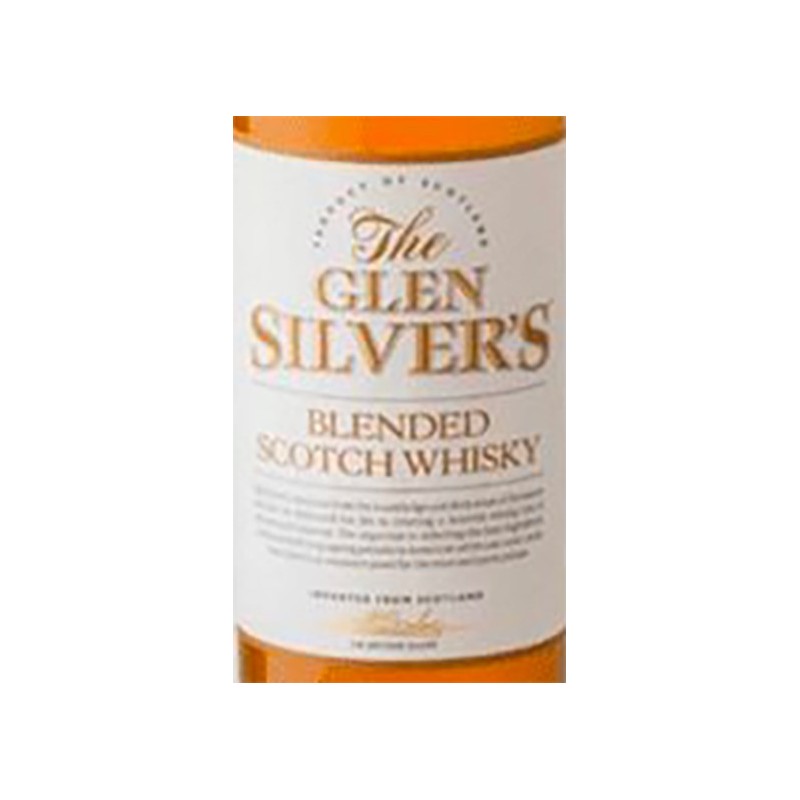 Whisky THE GLEN SILVER'S Blended Scotch Malt -40°