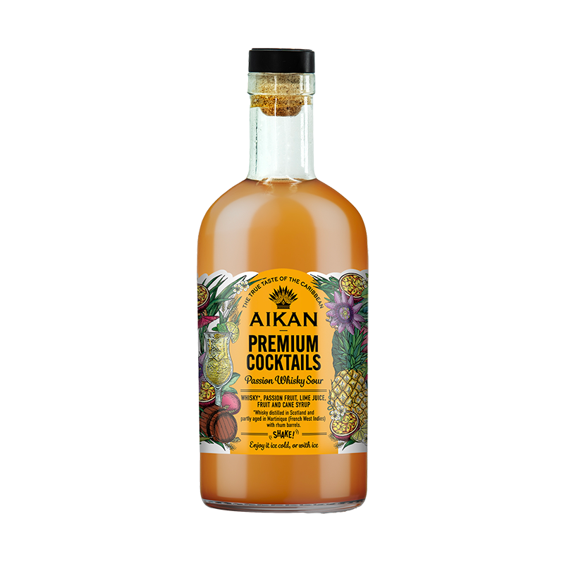 Whisky AIKAN - PASSION WHISKY SOUR - PREMIUM COCKTAILS -24°5