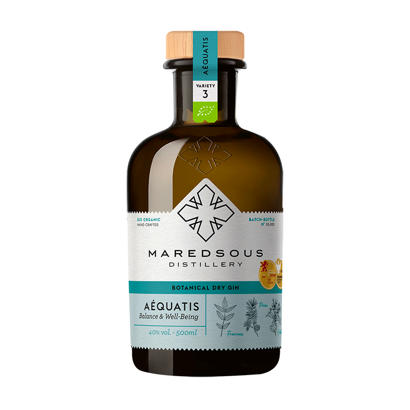 GIN AÉQUATIS BIO - ABBAYE DE MAREDSOUS  -40°