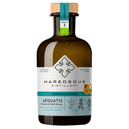 GIN AÉQUATIS BIO - ABBAYE DE MAREDSOUS  -40°