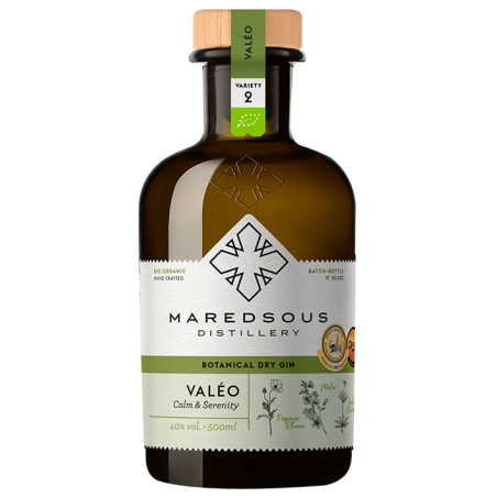 GIN VALÉO BIO - ABBAYE DE MAREDSOUS  -40°
