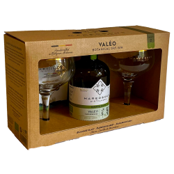 GIN VALÉO BIO - ABBAYE MAREDSOUS + 2 VERRES -40°