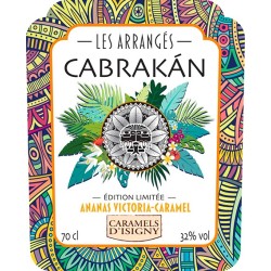 Rhum ANANAS VICTORIA-CARAMEL ARRANGÉ CABRAKÀN -32°