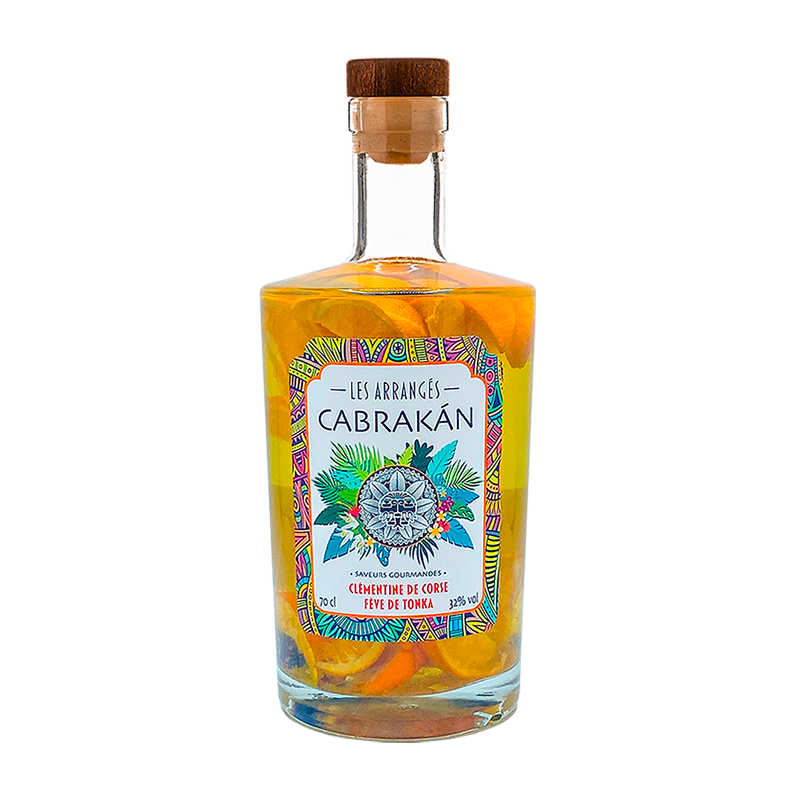 Rhum CLÉMENTINE CORSE-FÈVE DE TONKA - ARRANGÉ CABRAKAN -32°