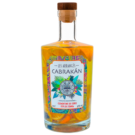 Rhum CLÉMENTINE CORSE-FÈVE DE TONKA - ARRANGÉ CABRAKAN -32°