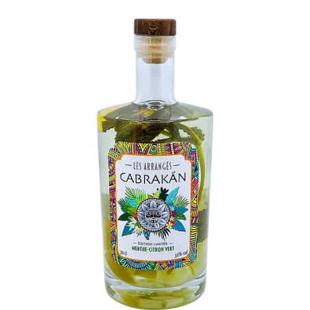 Rhum MENTHE-CITRON VERT ARRANGÉ CABRAKÀN -32°
