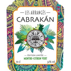 Rhum MENTHE-CITRON VERT ARRANGÉ CABRAKÀN -32°