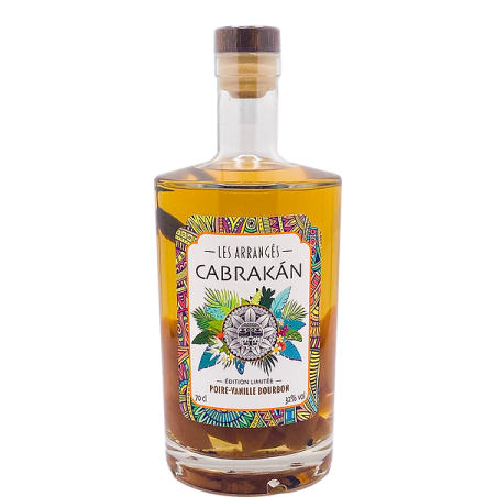 Rhum POIRE-VANILLE BOURBON ARRANGÉ CABRAKÀN -32°