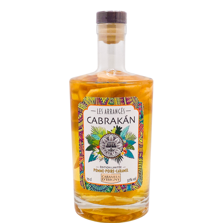 Rhum POMME-POIRE CARAMEL D'ISIGNY ARRANGÉ CABRAKÀN -32°
