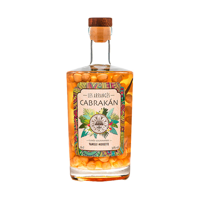 Rhum VANILLE - NOISETTE - ARRANGÉ CABRAKÀN -32°