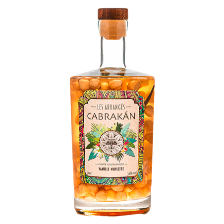 Rhum VANILLE - NOISETTE - ARRANGÉ CABRAKÀN -32°