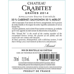 Château CRABITEY - Rouge 2017-13°5