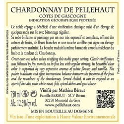 Domaine de PELLEHAUT 100 % Chardonnay 2023-13°